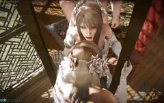 Final Fantasy big pussy and big cock by InitialA animation with sound 3D Hentai Porn SFM Compilation