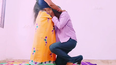 Telugu honey lips: Desi Saree Krásná tetička hardcore a šukání zezadu, velký péro manžela...