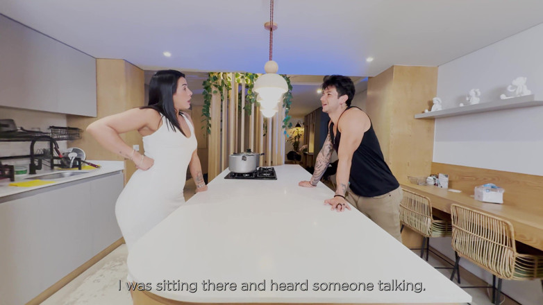 Kylei Ellish: Stepmom Gets Unexpected Sex in the Kitchen with a Huge...