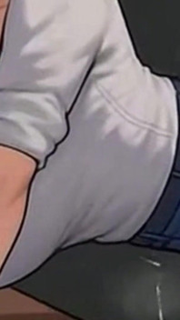 Waifu secretary pov - tante seksi rambut putih & cewek hot rambut cokelat lagi asik menggoda - close up