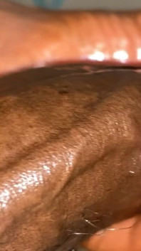 Long Black Dick Jerking