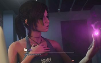 Croft Adventure 1 Lara Got Her Pussy and Tits All Pleasured