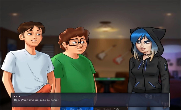 Hentai World: Summertime Saga - parti kolej tetek kecil eve