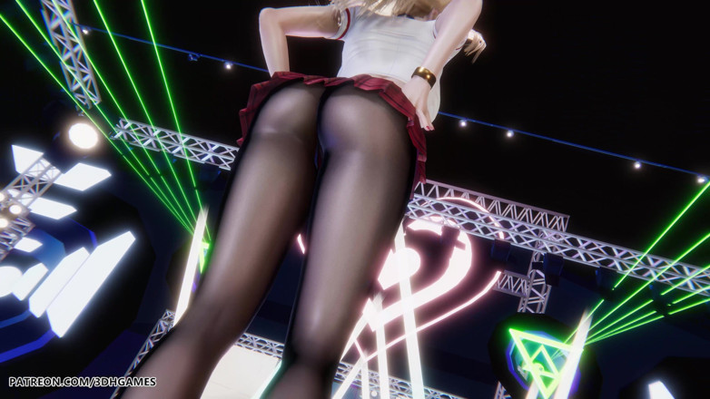 3D-Hentai Games: I Ren - Butt - Ahri Sexy Striptease