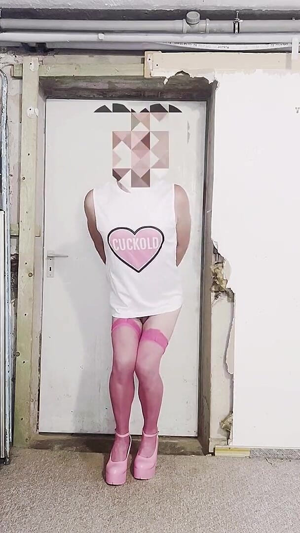 Cuckold Husband in Pink Stockings (SashMash_CD) Cuckold Husband in Pink Stockings (SashMash_CD)