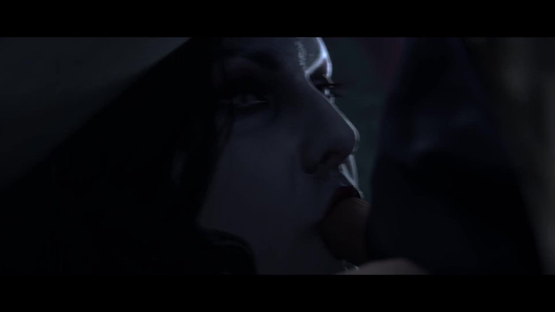 Velvixian 3D: Lady Dimitrescu no boquete na mão