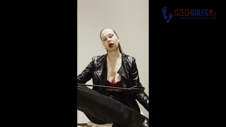 Czech Soles - foot fetish content: Boots Domination with JOI Instructions, POV