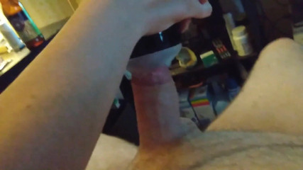 The Rabbit's Den: Slut wife pounds hubby cock with brand new toy