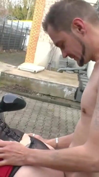Tattooed red hair milf pussy fucking pissing sex