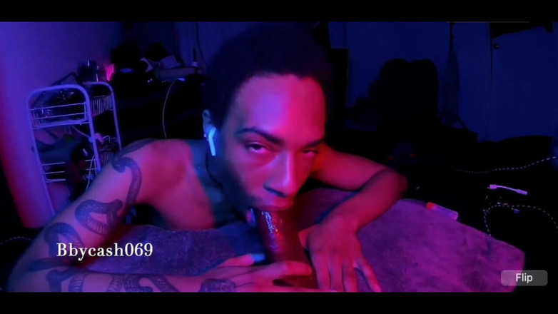 Bbycash 69: Giving Sloppy Blowjob to My Toy