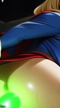 Supergirl viene sondata e leccata durante un'avventura spaziale