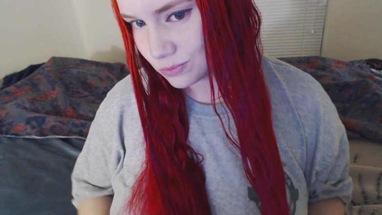 Scarlet Vixen: Ich bürste meine langen roten haare