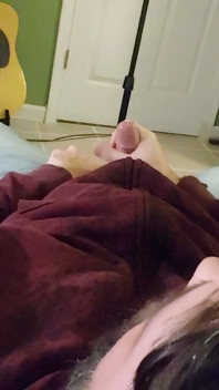 One Camera Angle of Me Pissing All Over Myself Then Jerking off.