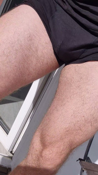 Cumshot on Feet - Daddy and Foot Fetish with Cum