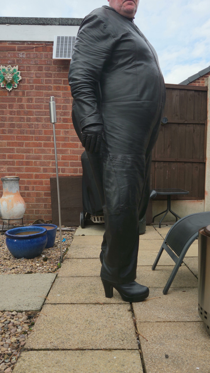 Leatherman63: Leather Jumpsuit