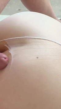 A Girl in White Tights Passionately Fucks and Sucks!