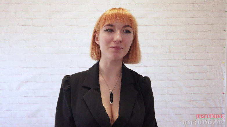 Test-Shoots: Redhead Big Tits Teen Lilly Mays Nude Video Casting Interview