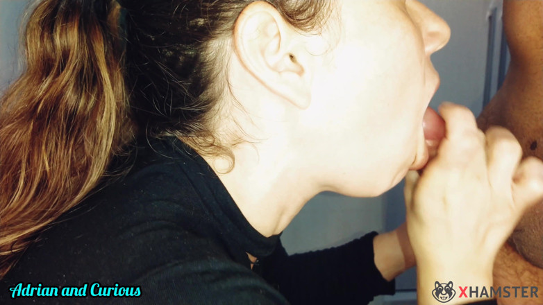 Adrian And Curious: Curious goddess in big ass licking, poking and sucking hairy...