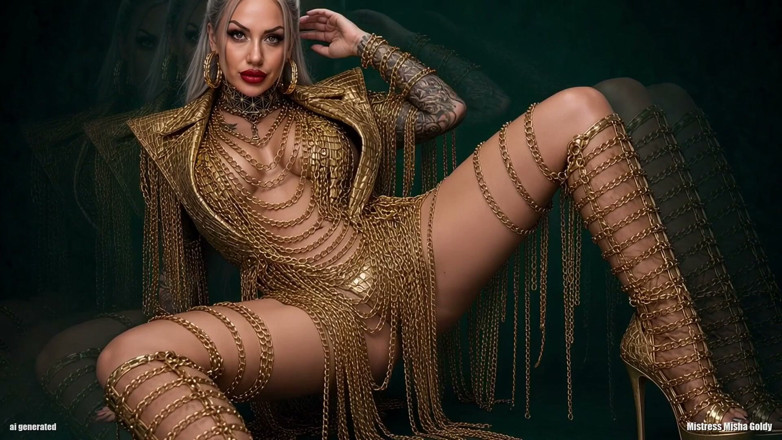 Goddess Misha Goldy: Esmagado pelo meu calcanhar