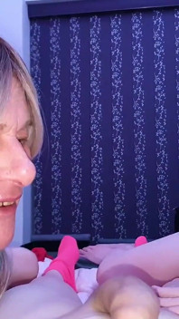 Tattoo Sissy and MILF Hot POV Deepthroat Blowjob on Huge Cock