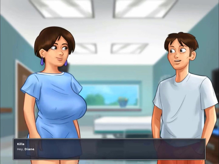 Cartoon Play: Summertime saga bhaag 59 - sabse achchha mukh-maithun intarn nars aspataal