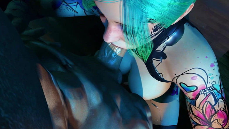 Wraith ward: Chica robot chupa buena polla para montar buena polla