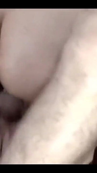 He Grabbed His Step Sister's Big Ass and She Sat on His Big Cock in Cowgirl Position of Her Hard Fuck and Enjoying Pussy Fucking