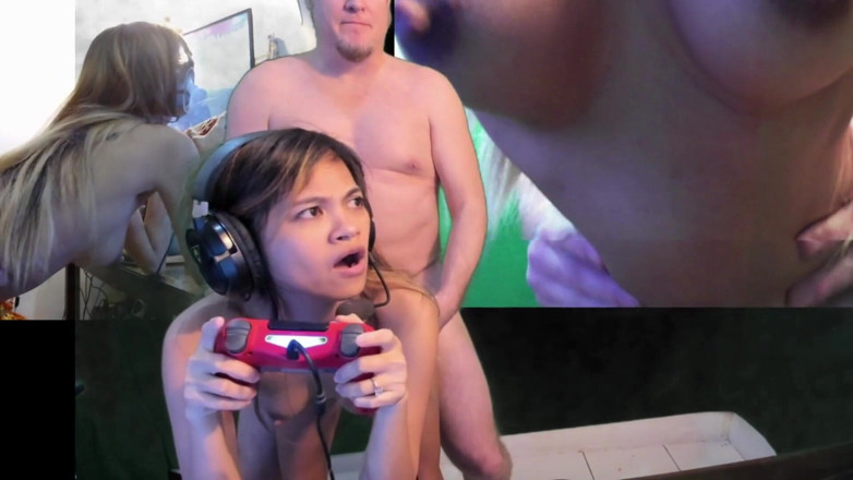 SexyGamingCouple: 3 cam vista de juego y follar estilo perrito