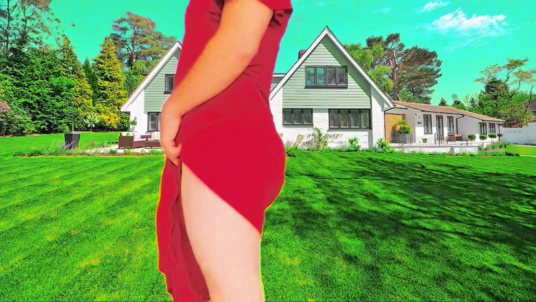 Kitty_Cross: Stygg femboy som kikar runt hörnet med retande leende