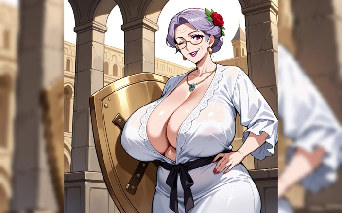 AI Porn: Fantasía con la abuela hentai xxx