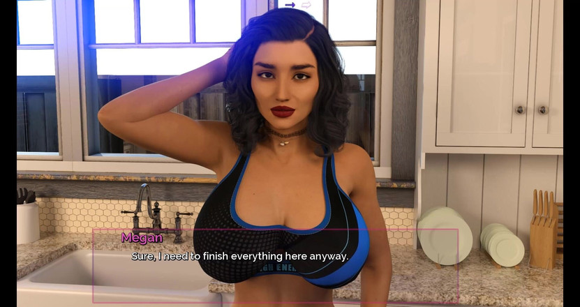 Visual Novels: Diam dan menari - bagian 31 - ngocok kontolnya di bawah meja