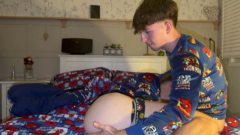 jakeandbailey: Twink Couple Fuck in Bed, Then Solo Cumshots