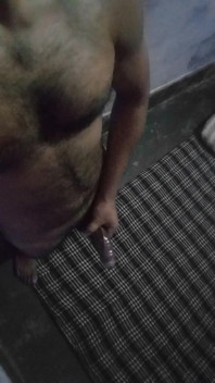 Standing and Stroking My Dick in Nurse's Room