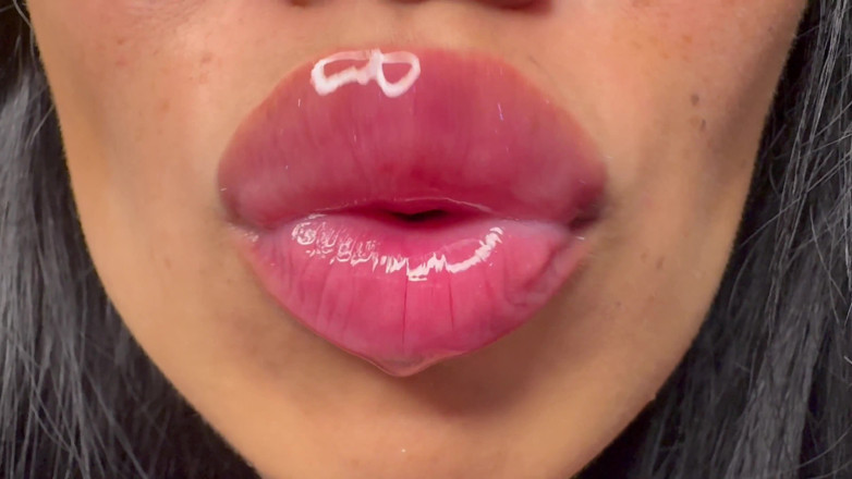 Asmr_mouth: Gozada branca como Meu Lipgloss