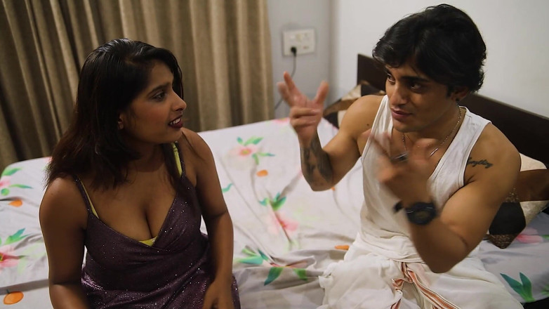 My desi wife: 德西热 bhabi 与她的仆人重口味性爱
