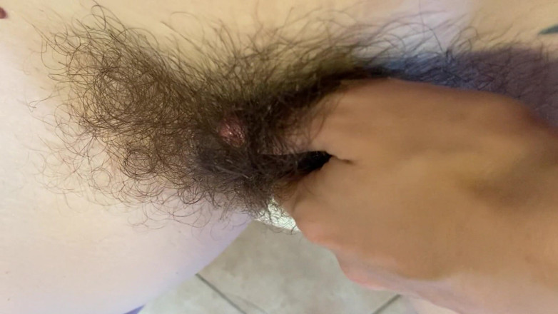 Cuteblonde666: Behaarte muschi pOV nahaufnahme