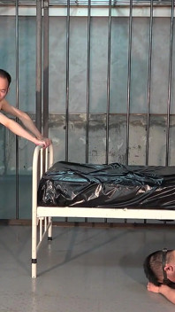 Face Fuck, Strap-on, Pin-up Model Gets the Virgin Anal of Two Pervert Men and Makes Them Her Own