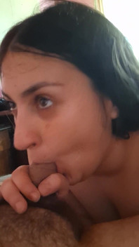 BBW Latina Loves Sucking Cock