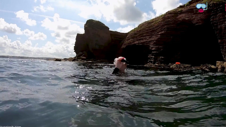 UKCuteGirl Lucy Lauren: Open Water Freedive Ultra Long Fins, Wetsuit &amp; Snorkel Gear