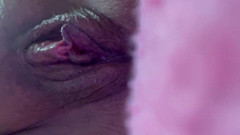Veronikka Fierce: Bella donna ebano si masturba e orgasma per alleviare lo...