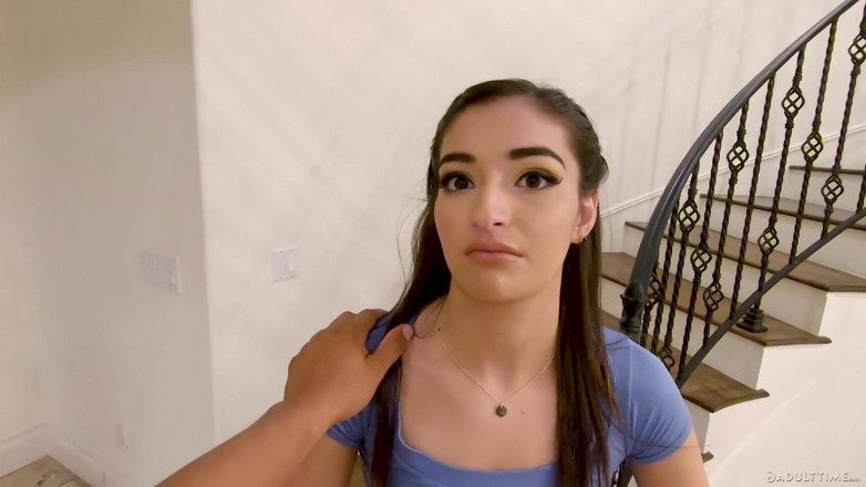 Adult Time: Stuck babysitting my new Stepsister &amp; she gets creampied