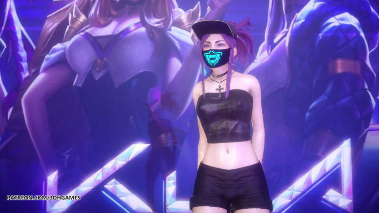3D-Hentai Games: [MMD] Exid - Ik en jij Ahri Akali Evelynn sexy striptease...