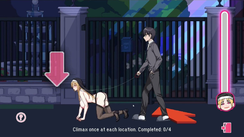 NSFWOtaku: Hentai Game - Church Hentai Sex Scenes 3 (rika the Lewd Nun Heroines) -...