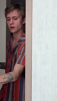 Juicy Blowjob Deepthroat and Anal Fucking of a Cute Twink, Close-up