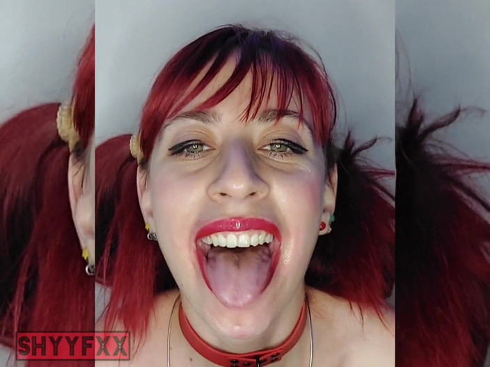 Tu Gauchita Argentina: Shyyfxx Gagging on Your Cock to the Bottom and Playing...
