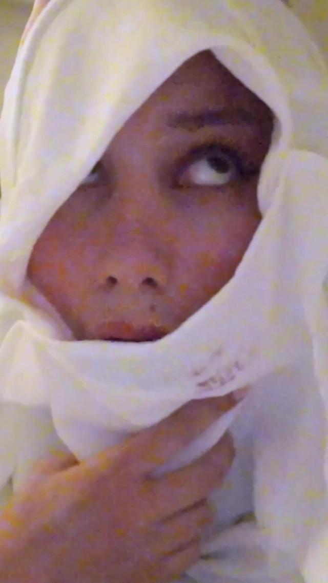 Burka Girl Cum Walk and Piss