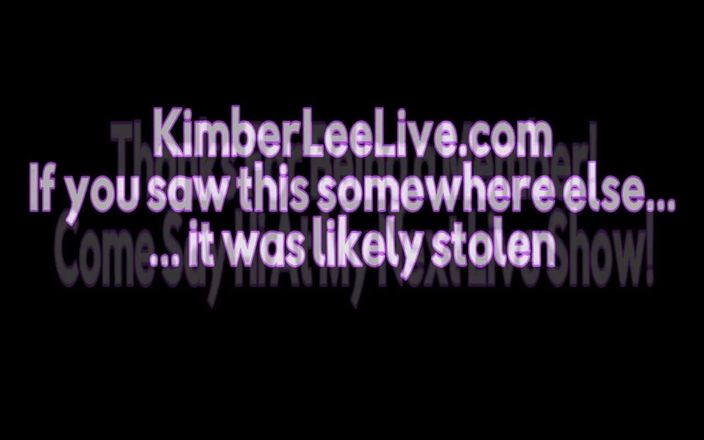 Kimber Lee: Kimber lee một mình thời gian với cây đũa phép rung...