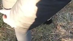 Risky Public Blow-job and Fuck with My Husbands Friend 235