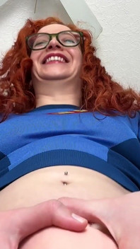 Evil Supergirl's Ass Worship, Blowjob, Pegging, and Facial for Powerless Superman