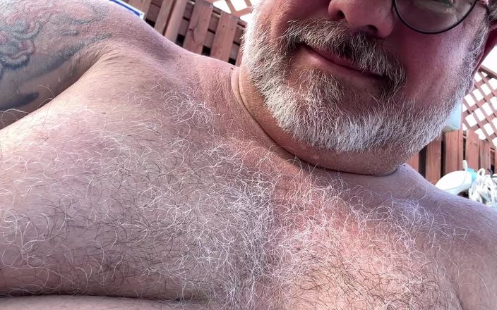 Hand-Free-Daddy-Chub: Мужской большой толстый медведь, 41 минута спермы медведя